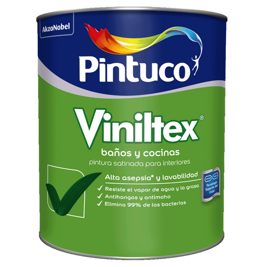 Viniltex Baños y Cocina Blanco