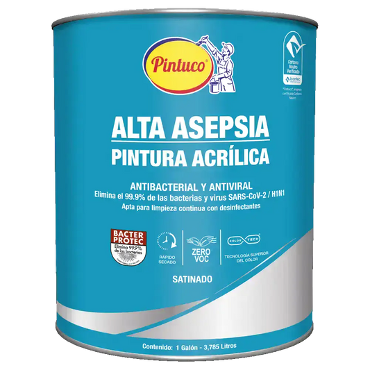 Pintura Acrílica Alta Asepsia