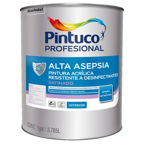 Pintura Acrílica Alta Asepsia Antibacterial